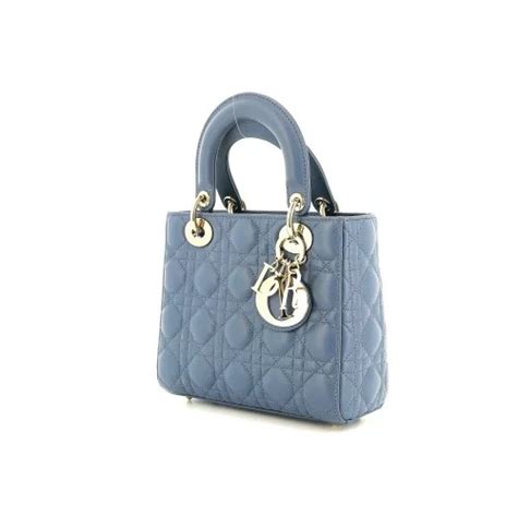 sac dior lady bleu|Sac à main Lady Dior Dior Cuir matélassé Bleu .